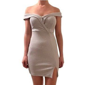 Speechless sparkle Gray bodycon dress juniors size 3